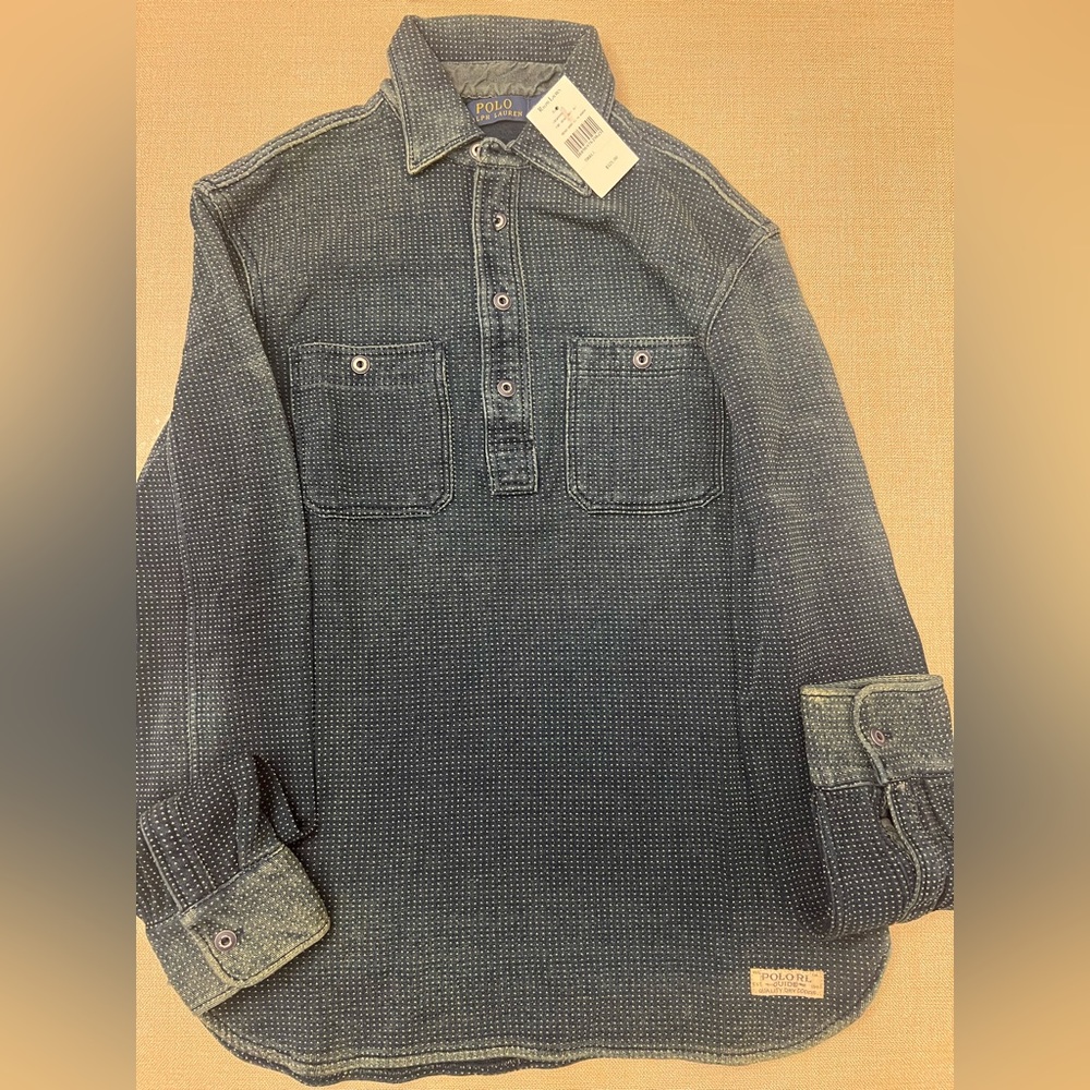 Polo Ralph Lauren Distressed denim mens shirt
